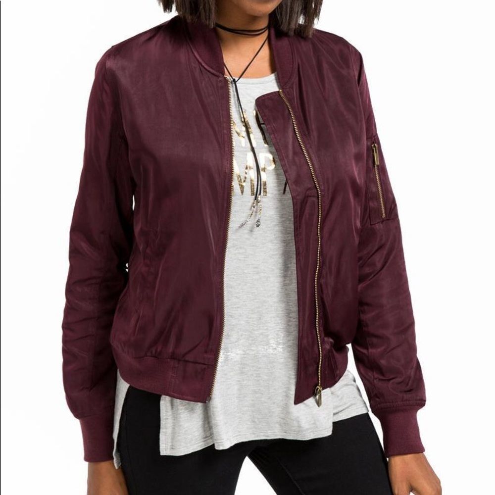 NWT BLUE RAIN Callie Bomber Jacket Small